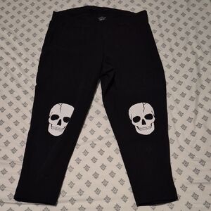 Torrid Black Skull Leggings